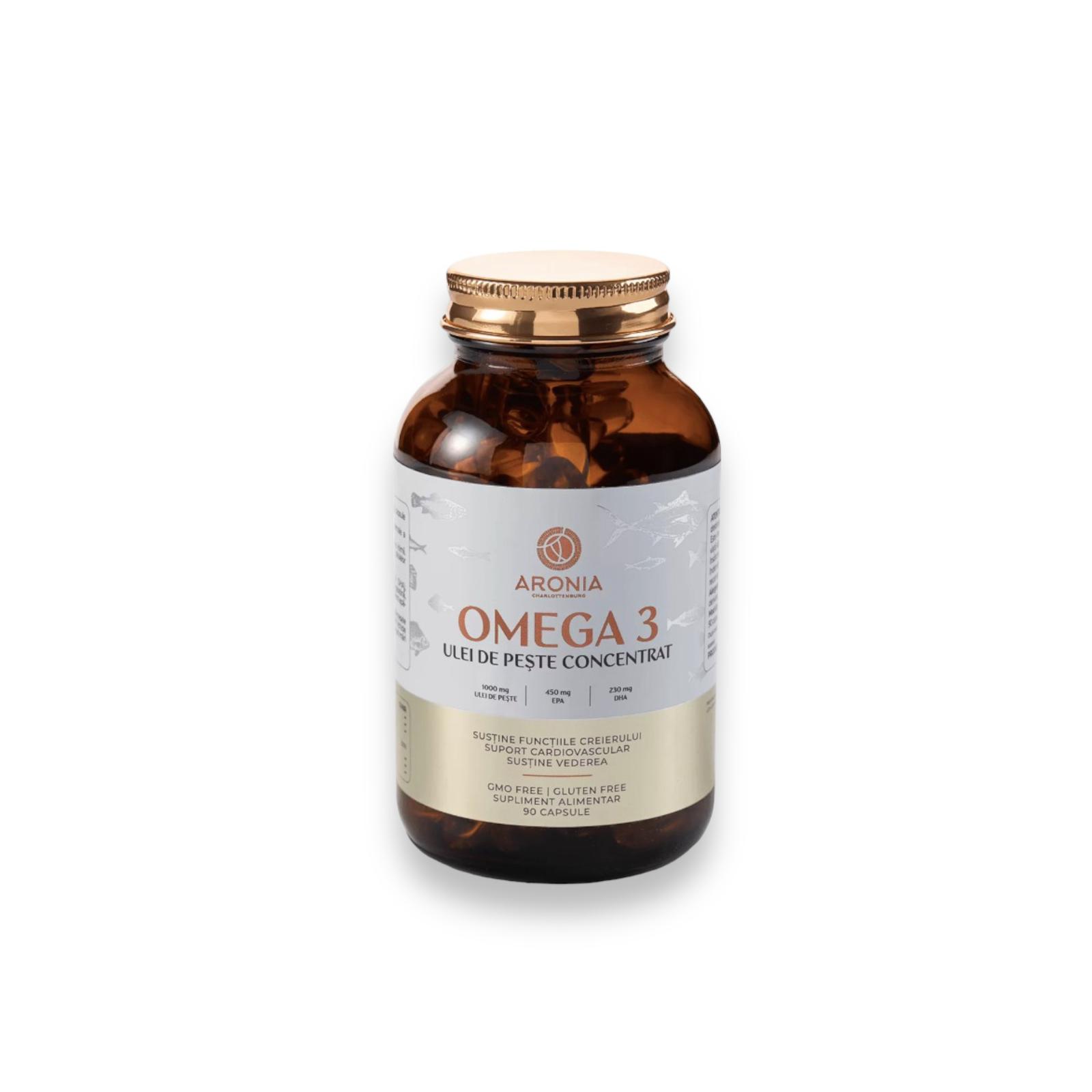 Supliment alimentar - Omega 3 - 1000 MG - 90 tablete - Aronia Charlottenburg